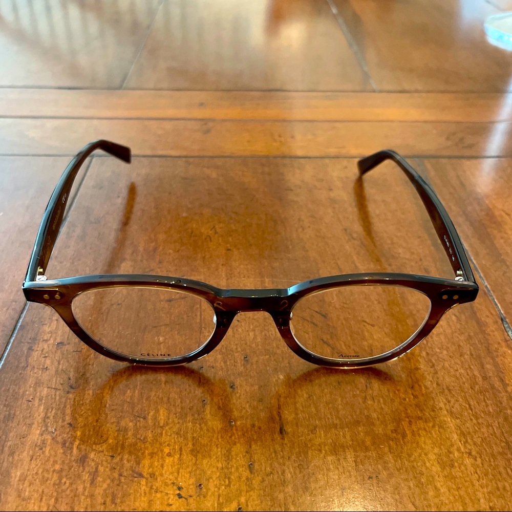New- Celine glasses - brown/ tortoise coloring with nose piece - Picture 2 of 9